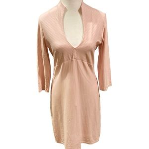 Made in France Pink Knit Dress